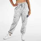 Ladies Stars and Stripes Flag Cargo Sweatpants