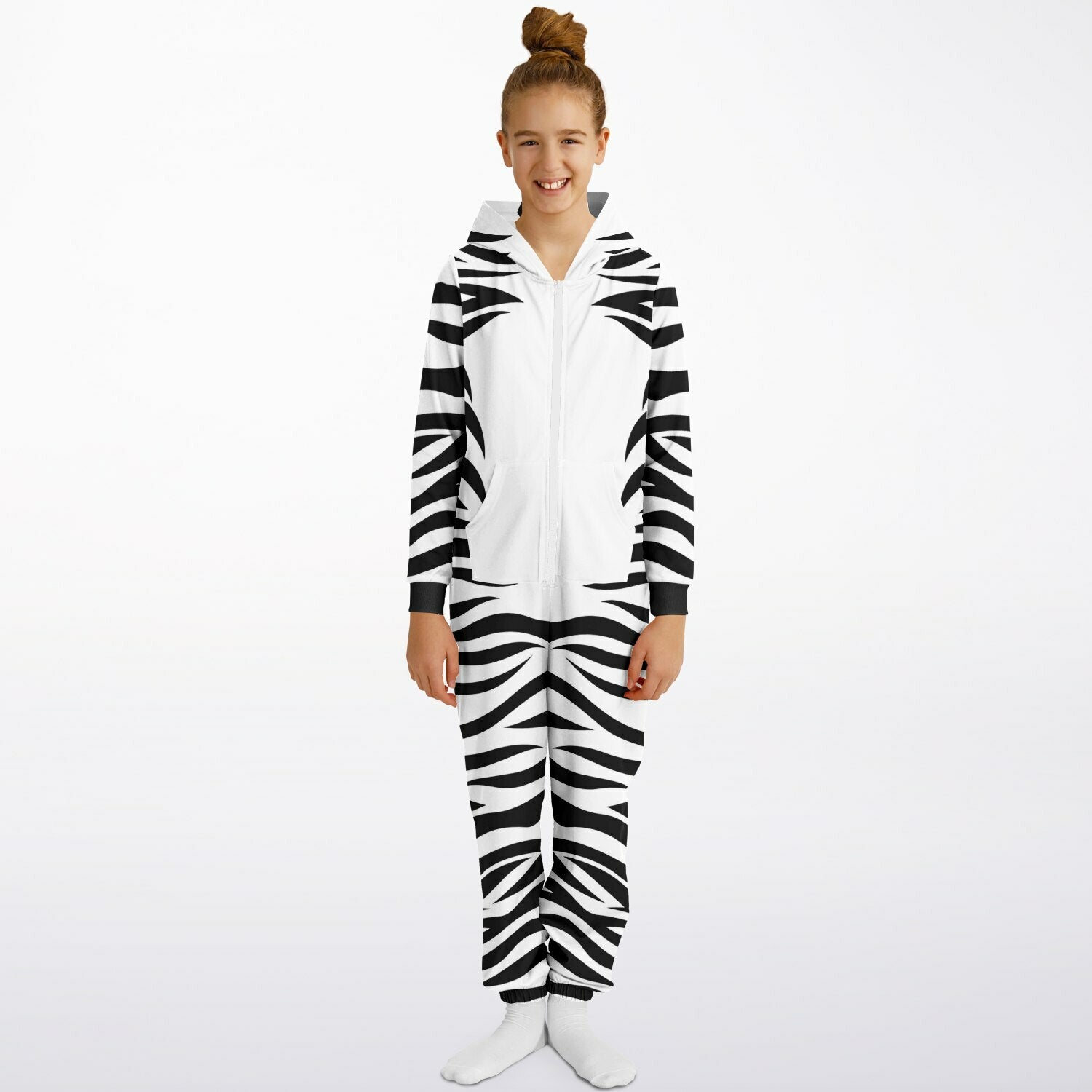 Kids Unisex Zebra Jumpsuit