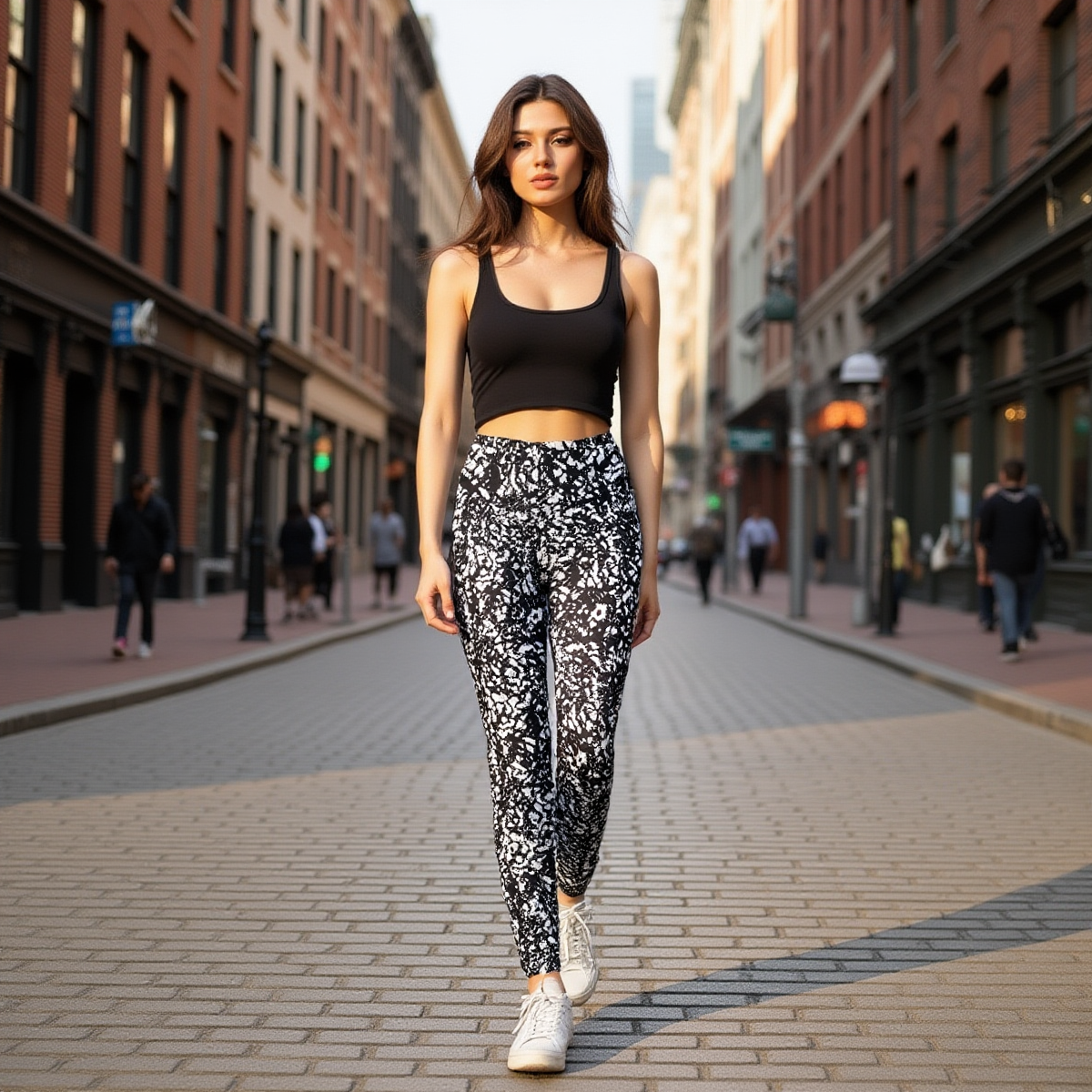 Black Composition Book Women's Yoga Pants