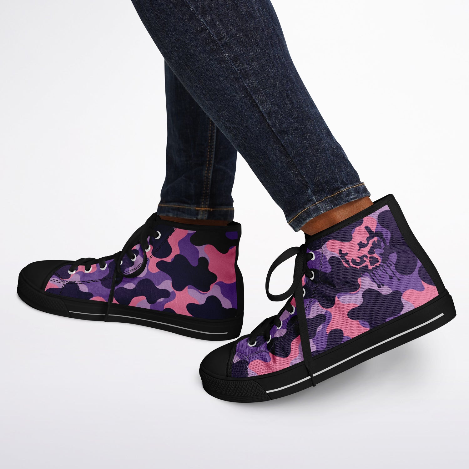 Purple Camo Urban Peak High Top Shoes