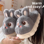 Fuzzy Bunny Plush slippers