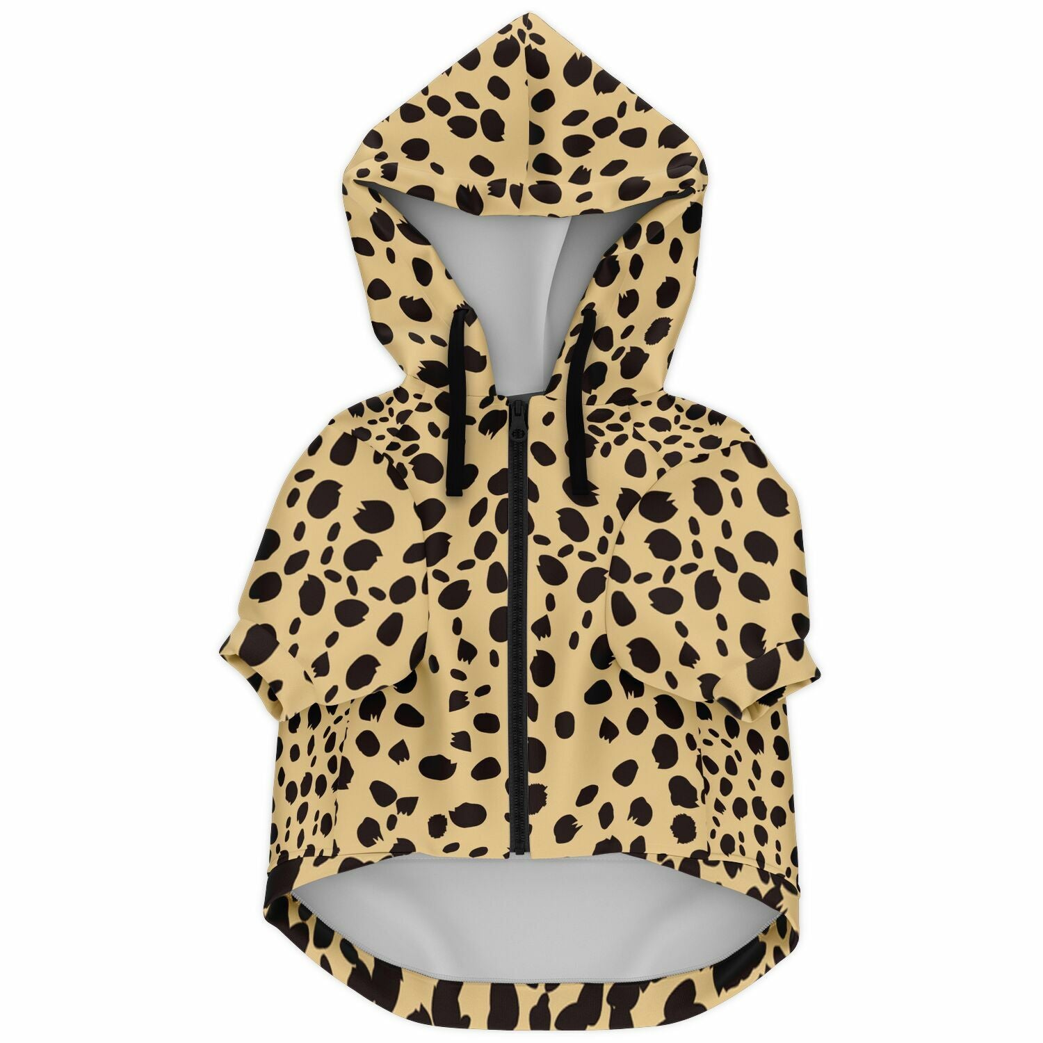 Cheetah Dog Zip-Up Hoodie