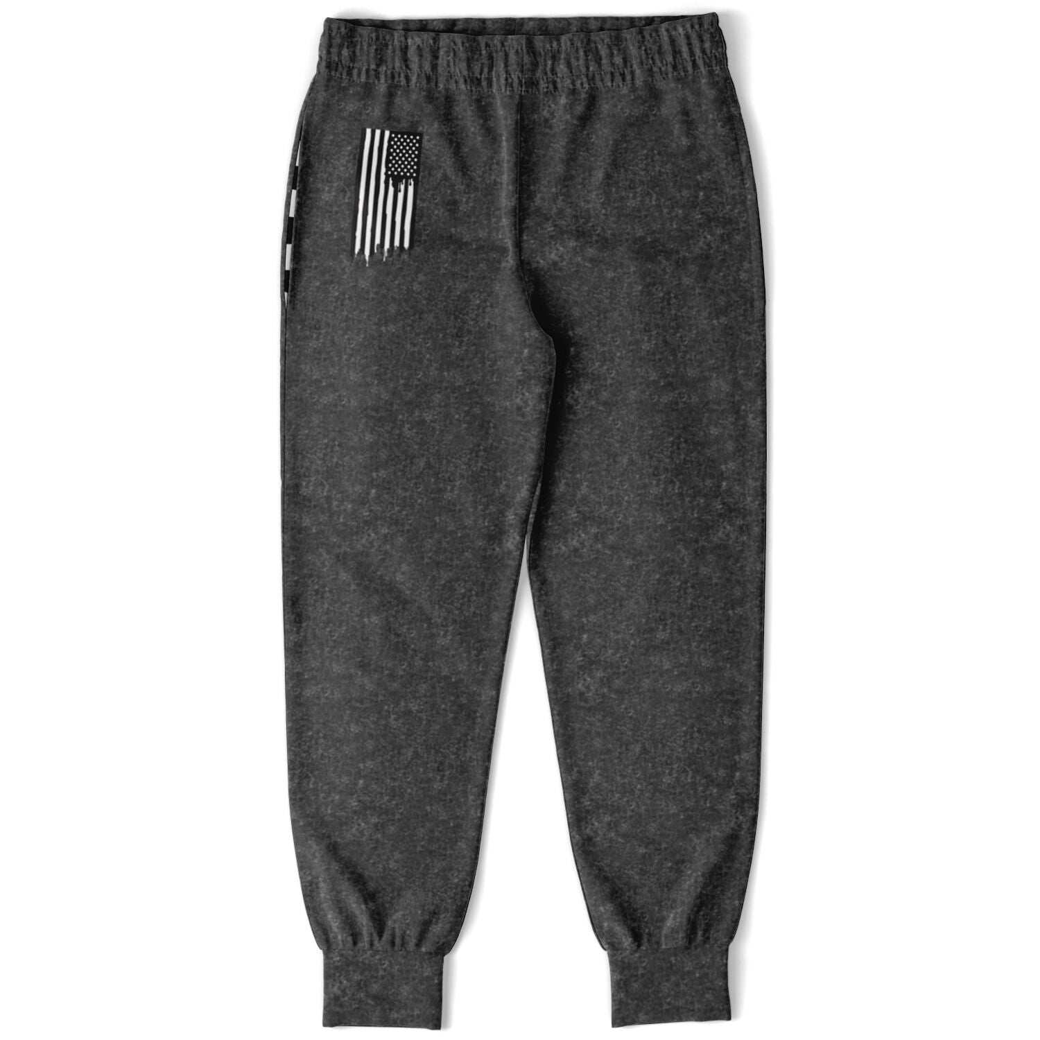 America Drip Black Acid Wash Kids/Youth Jogger