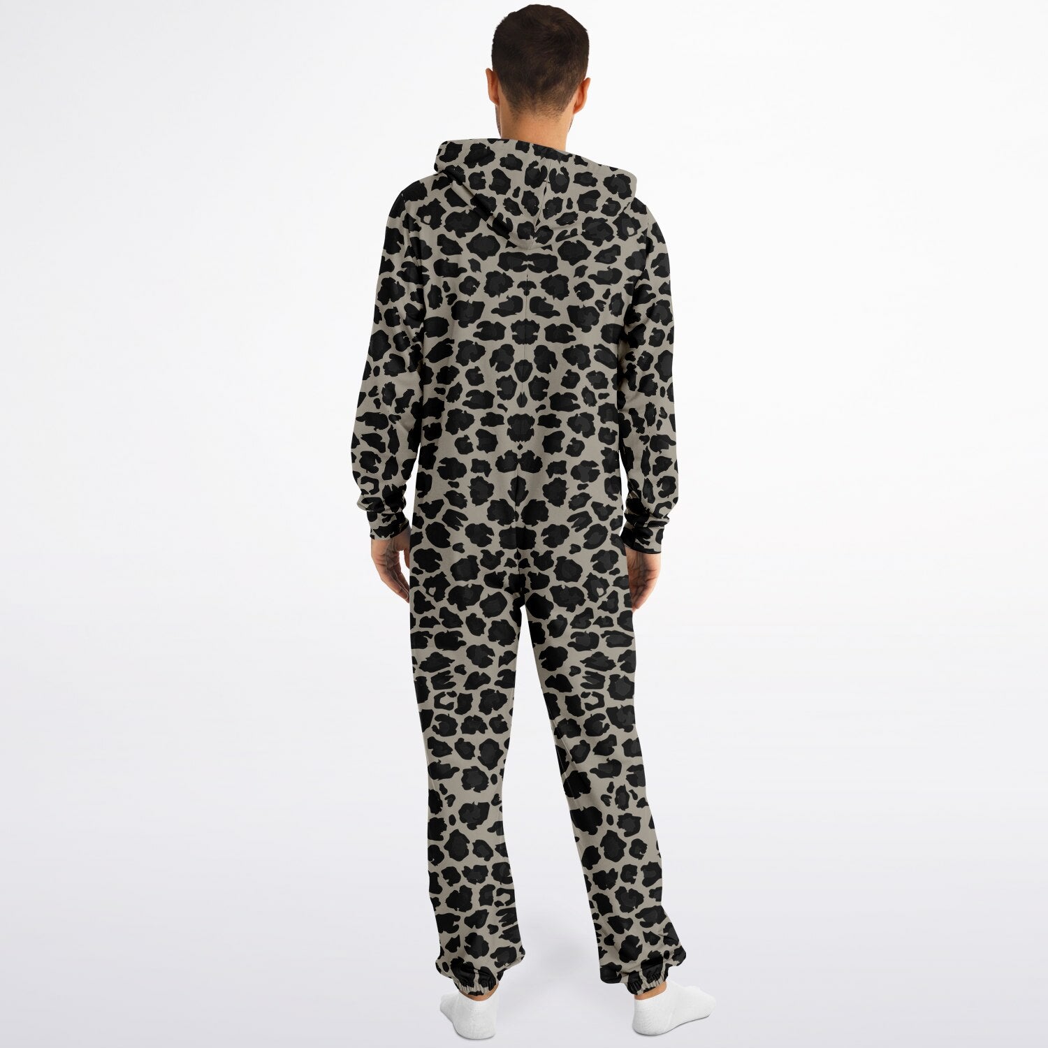 Snow Leopard Mens Jumpsuit