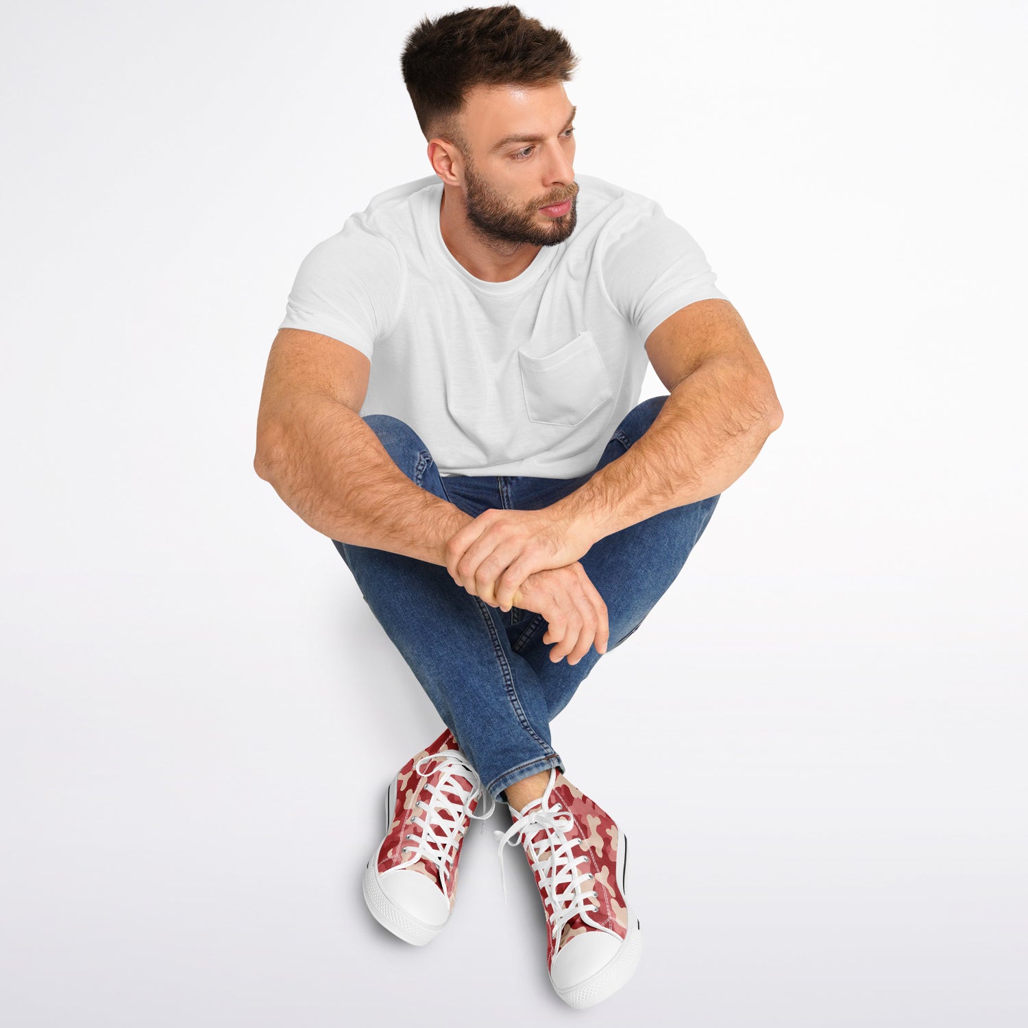 Valentines Day Camo Urban Peak High Top Shoes