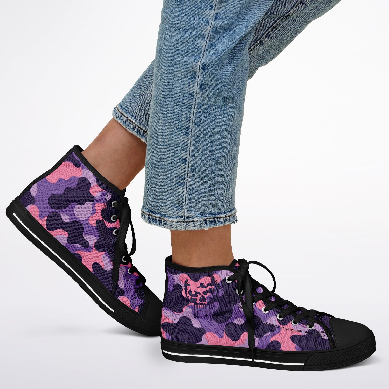 Purple Camo Urban Peak High Top Shoes