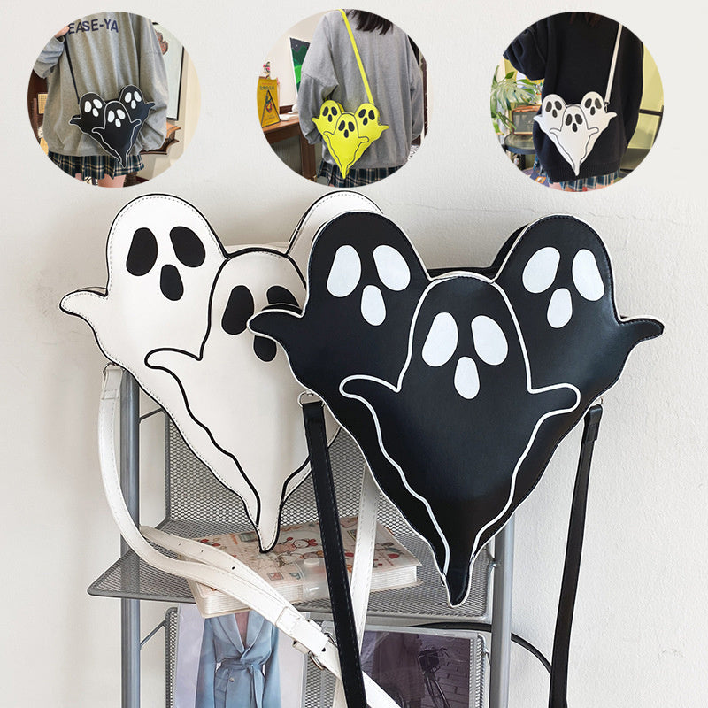 Halloween Ghost Cartoon Crossbody Shoulder Bag