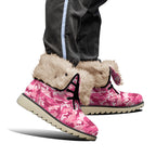 Pink camo Women's Plush Boots