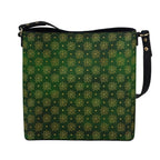 Green Minimalist Square Crossbody Bucket Bag