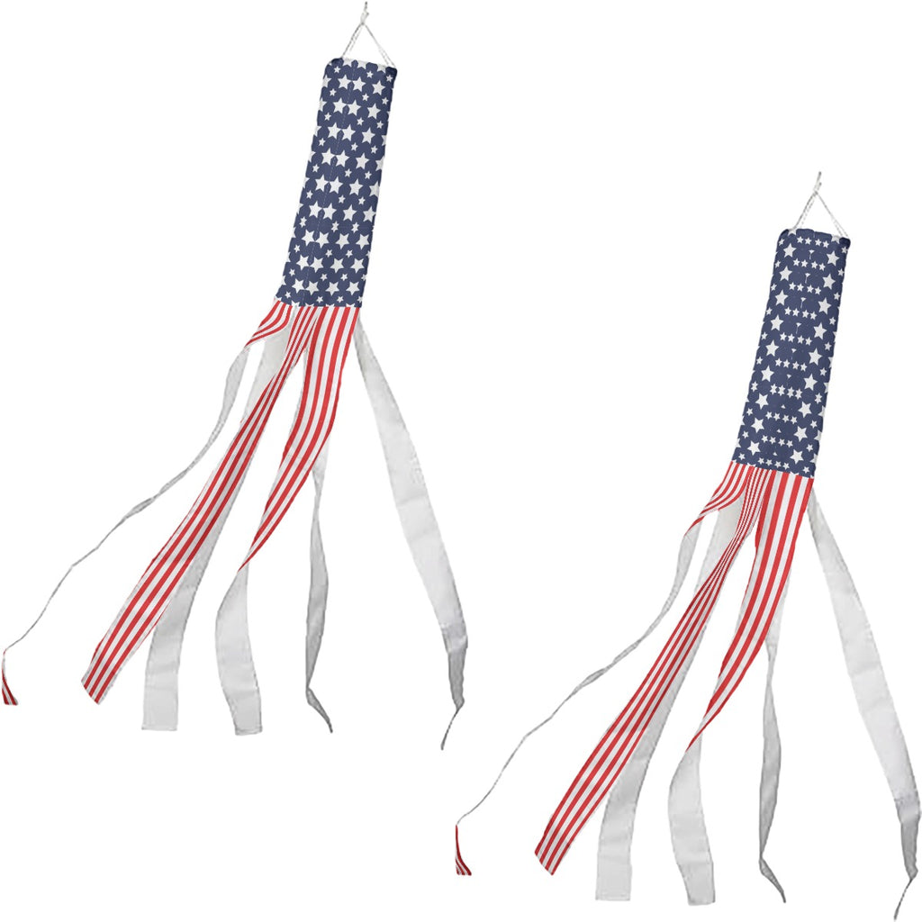 Stars and Stripes 4th of July Windsock
