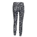 Black Composition Book Women's Yoga Pants