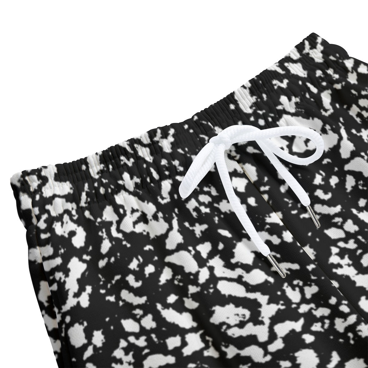 Black Composition Book Pattern Kid's Sweatpants | 310GSM Cotton