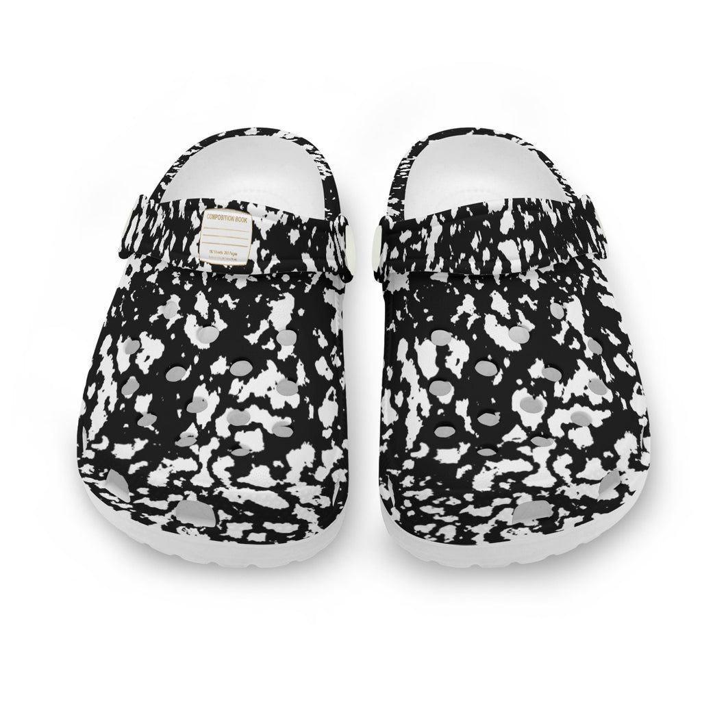 Children's Black Composition Book Clogs