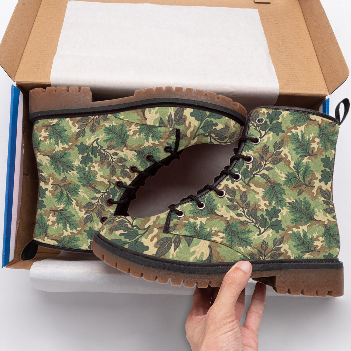 Forest Camo Men's Short Boots