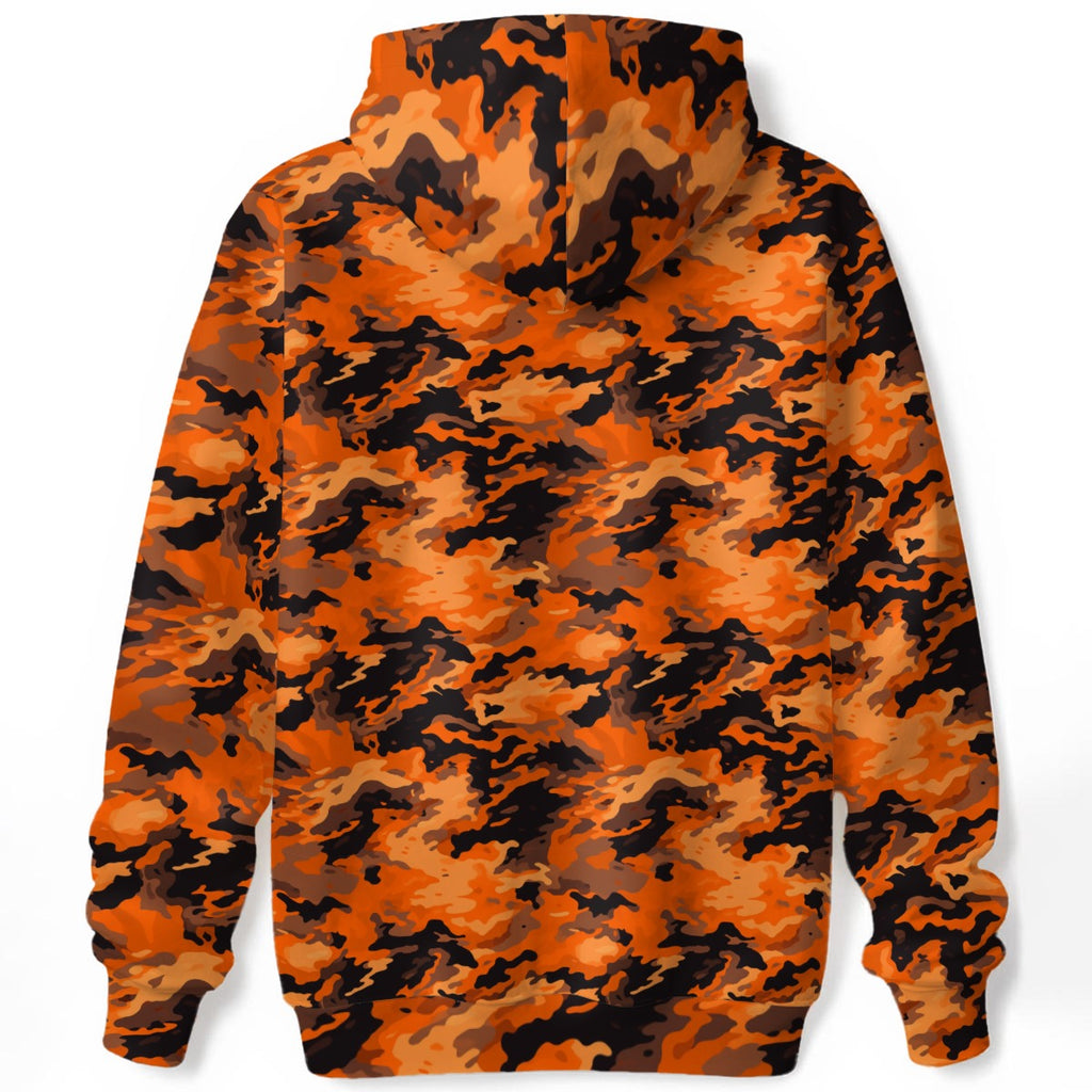Halloween Jack Camo Unisex Cotton Pullover Hoodie