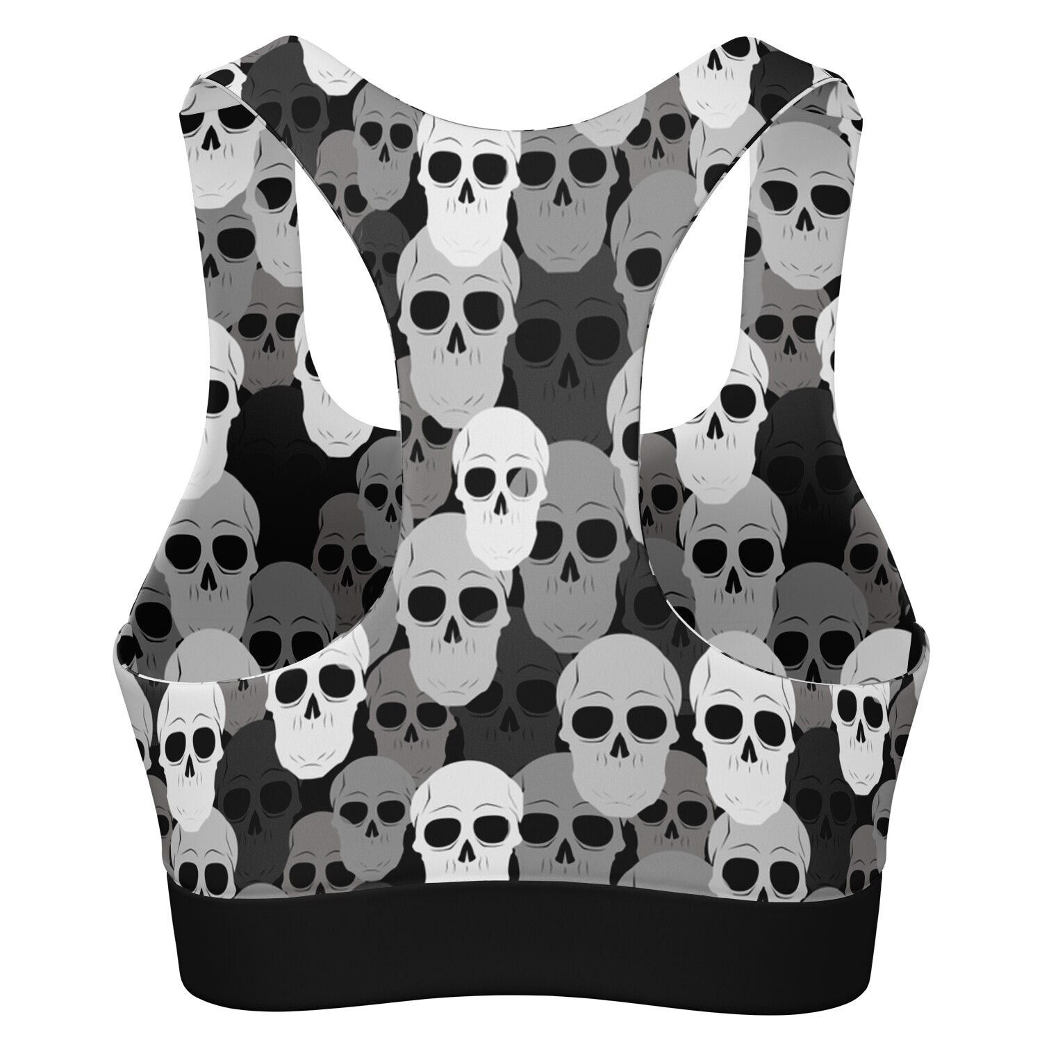 Pile of Skulls Padded Sports Bra