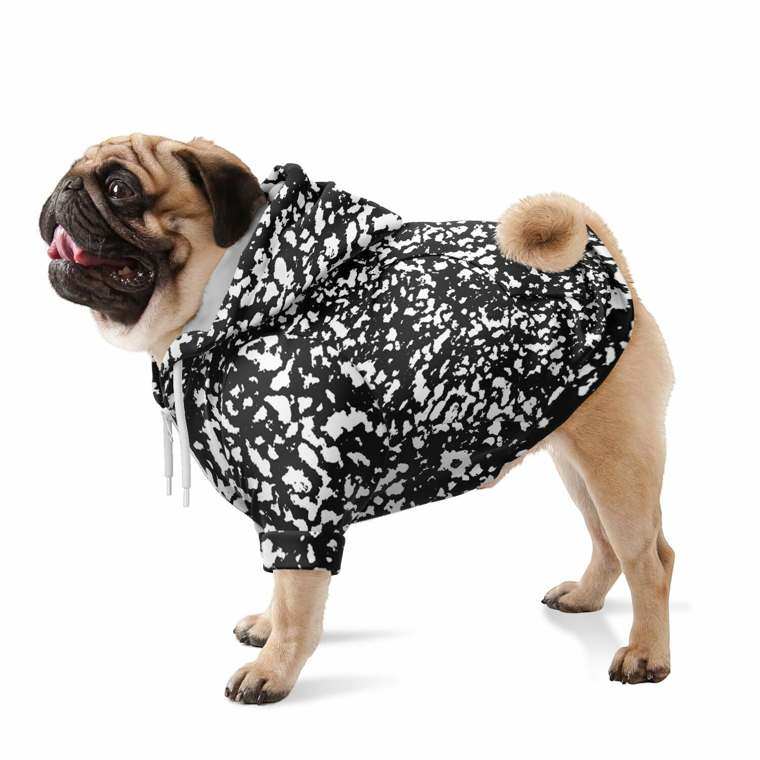 Black Composition notebook Dog Zip-Up Hoodie Halloween Costume