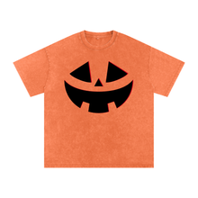 Load image into Gallery viewer, Halloween Jack Acid Wash Oversized Unisex T-Shirt
