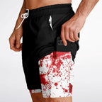 Blood Bath Men's 2-in-1 Shorts
