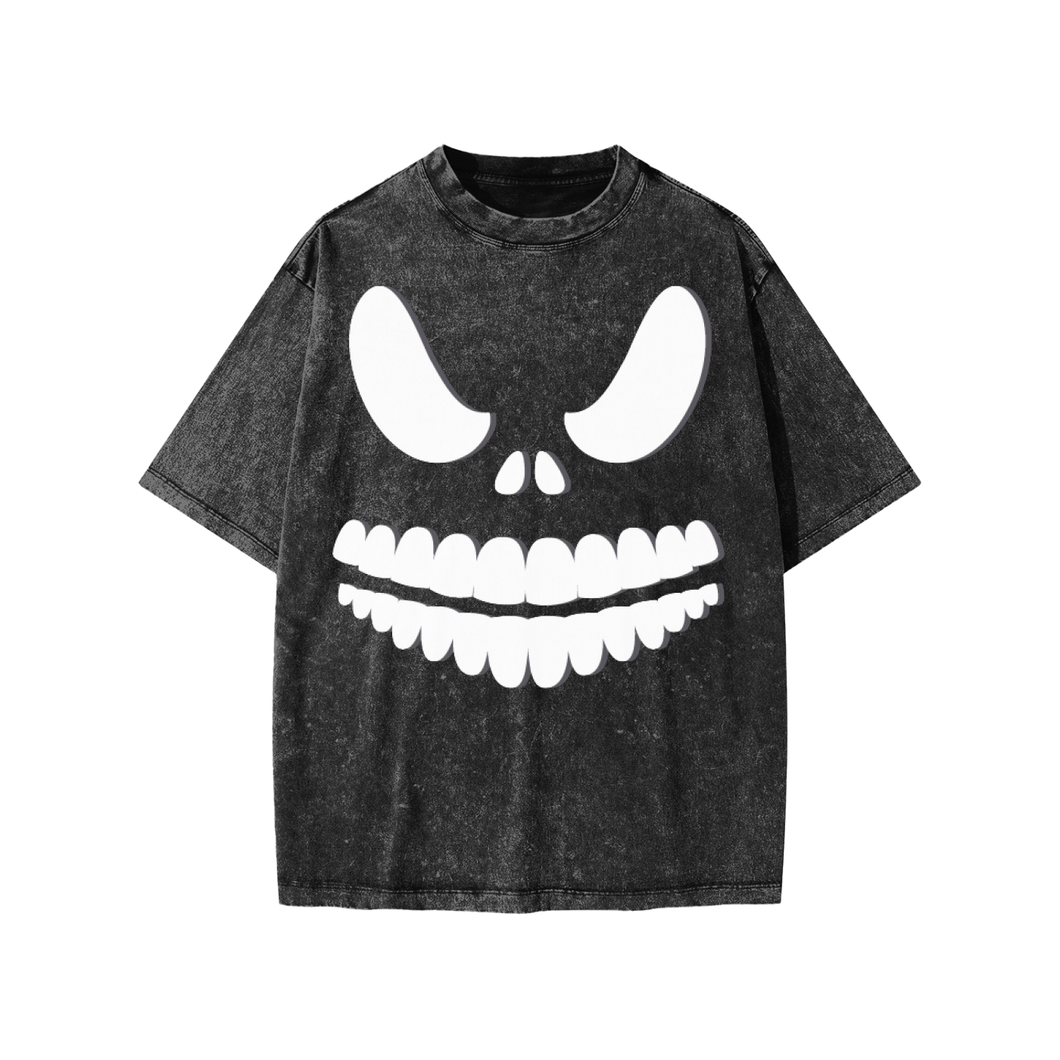 Wicked Skull Snow Washed Kids' T-shirt