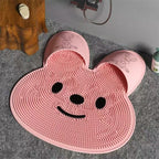 Home Bathroom Non-Slip Foot Washing and Massage Bunny Mat
