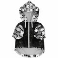 Pile of skulls Fashion Dog Zip-Up Hoodie