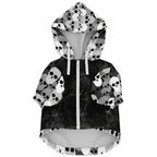 Pile of skulls Fashion Dog Zip-Up Hoodie