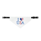 I Heart USA Clip-on Pet Bandana