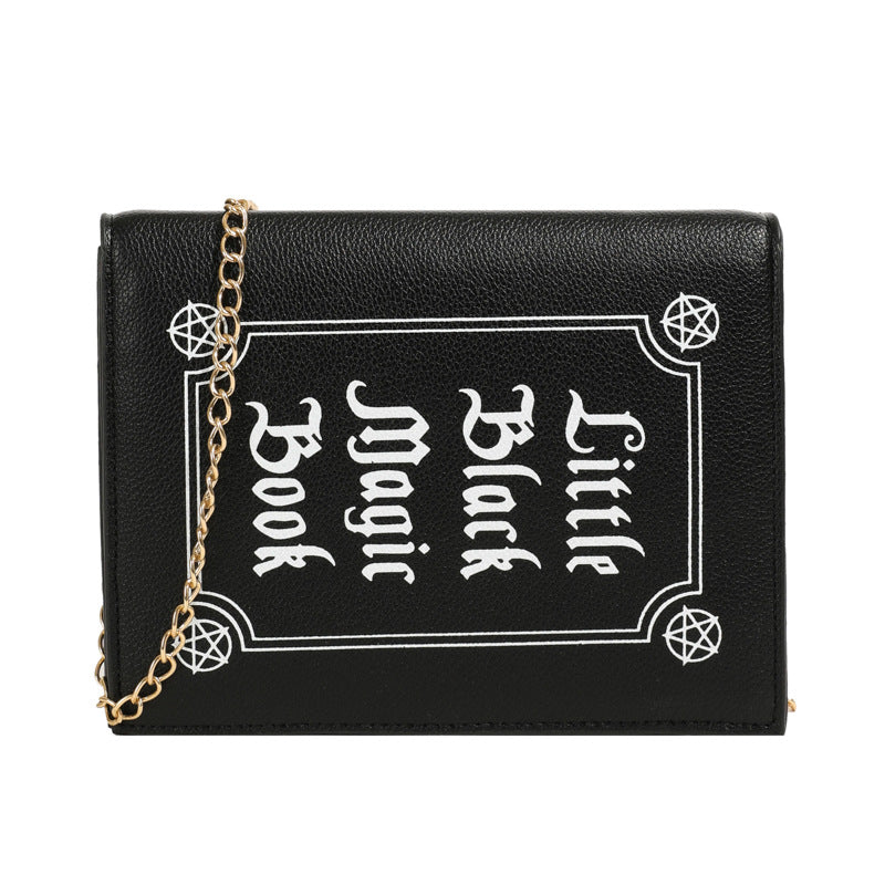 Halloween Spell Book Crossbody Bag