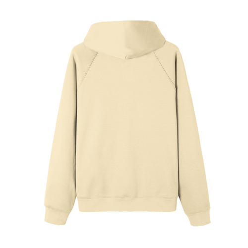 Apricot Raglan Sleeve Fleece Hoodie