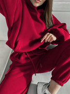 Women's Casual Hoodie an Pants Set