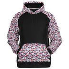 Patriot Camo Ladies Raglan Hoodie