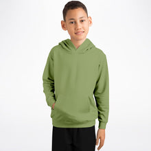 Load image into Gallery viewer, Moss Green Fashion Kids Hoodie
