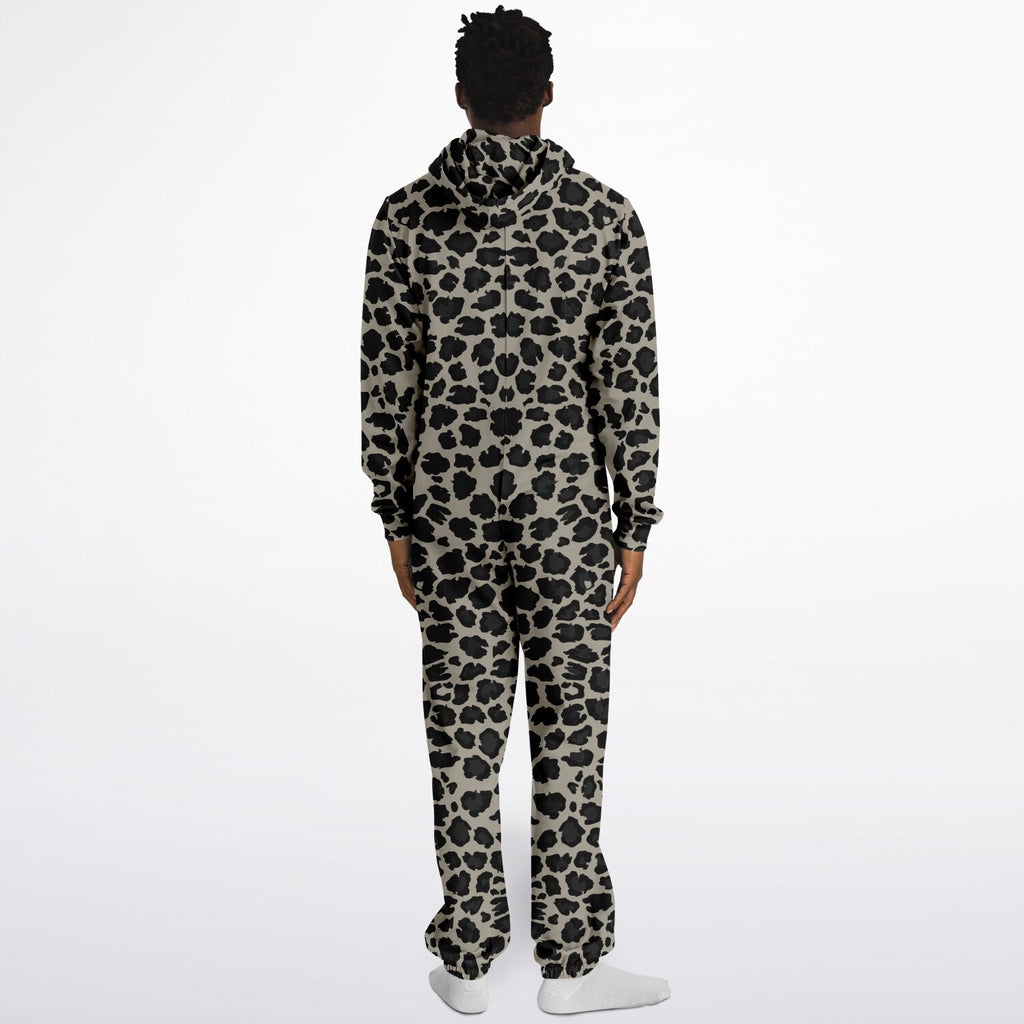 Snow Leopard Mens Jumpsuit