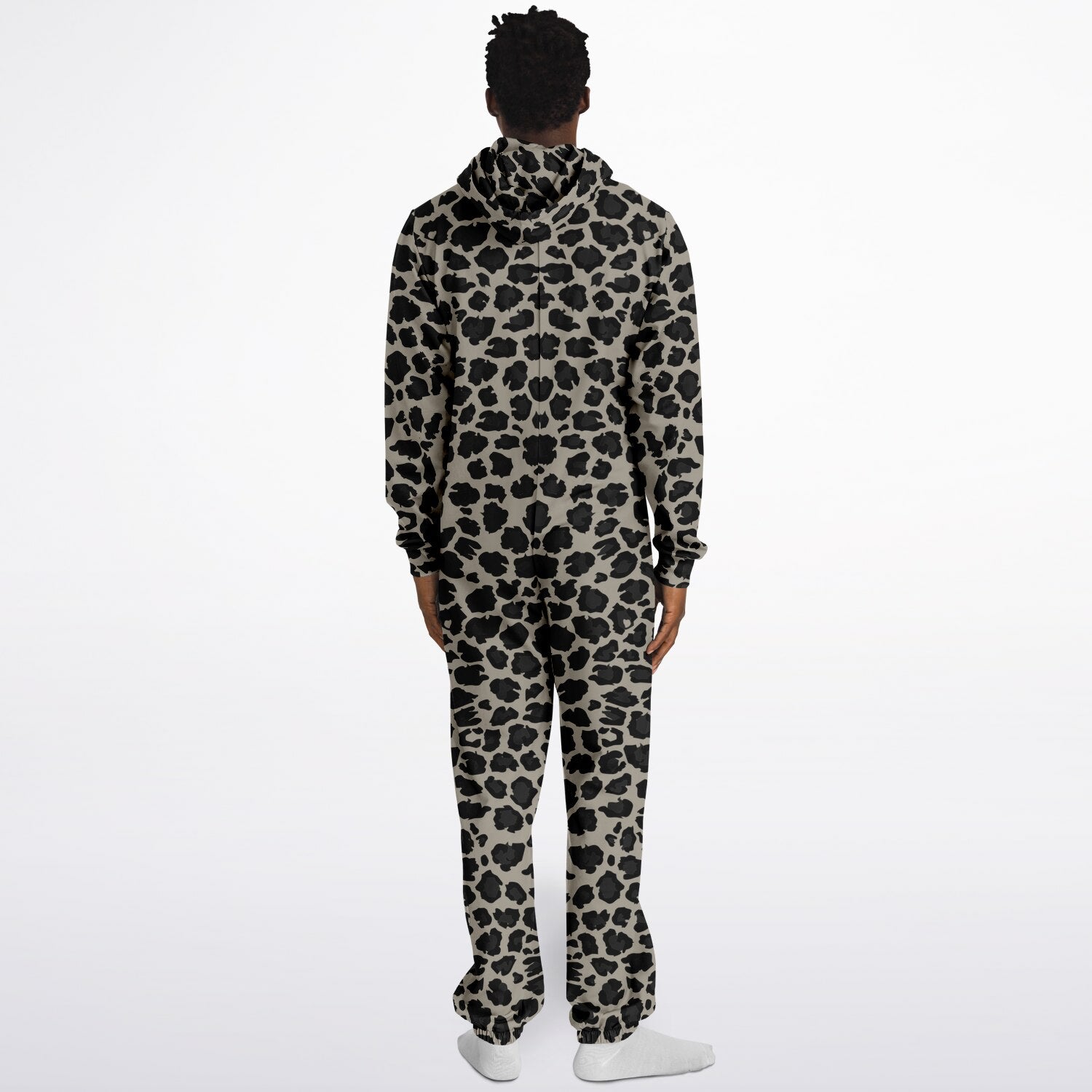 Snow Leopard Mens Jumpsuit