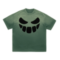 Green Monster Vintage Washed Tiger Stripes Dyed Gradient Unisex T-Shirt