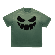 Load image into Gallery viewer, Green Monster Vintage Washed Tiger Stripes Dyed Gradient Unisex T-Shirt
