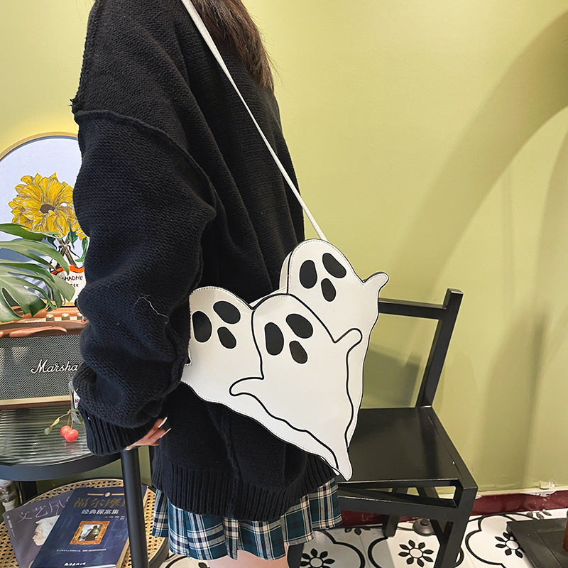 Halloween Ghost Cartoon Crossbody Shoulder Bag