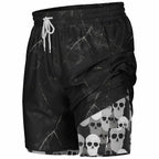 Pile of skulls Men's 2-in-1 Shorts