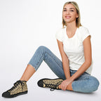 Cheetah Print High Top Shoes