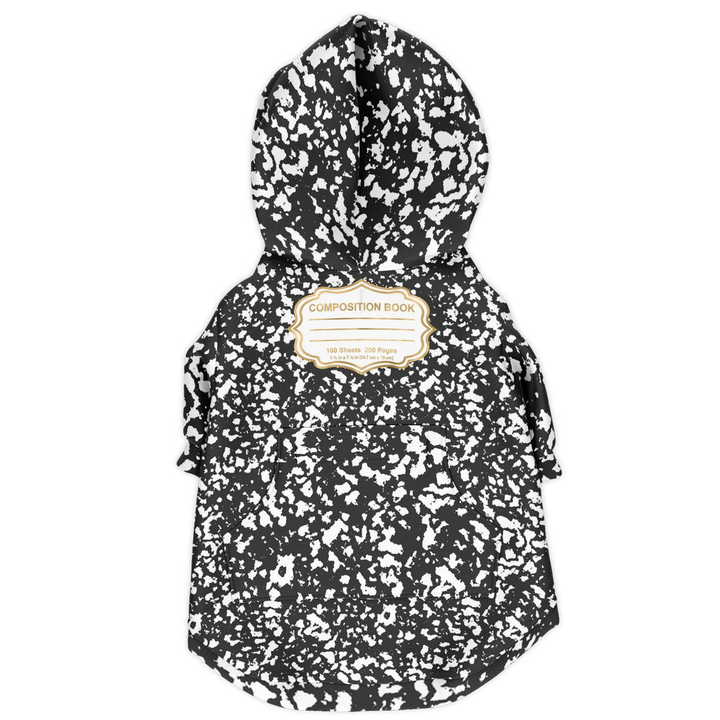 Black Composition notebook Dog Zip-Up Hoodie Halloween Costume