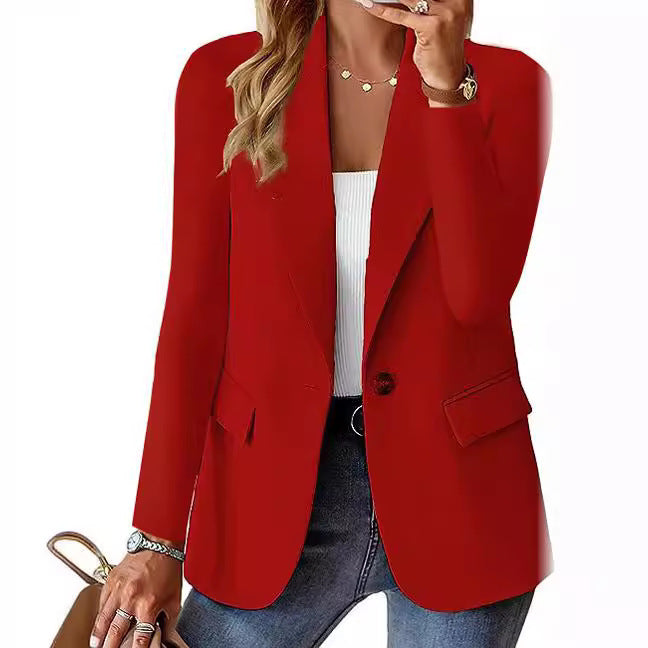 Womans Solid-color small suit jacket
