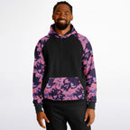 Unisex Raglan Skull Camo Hoodie