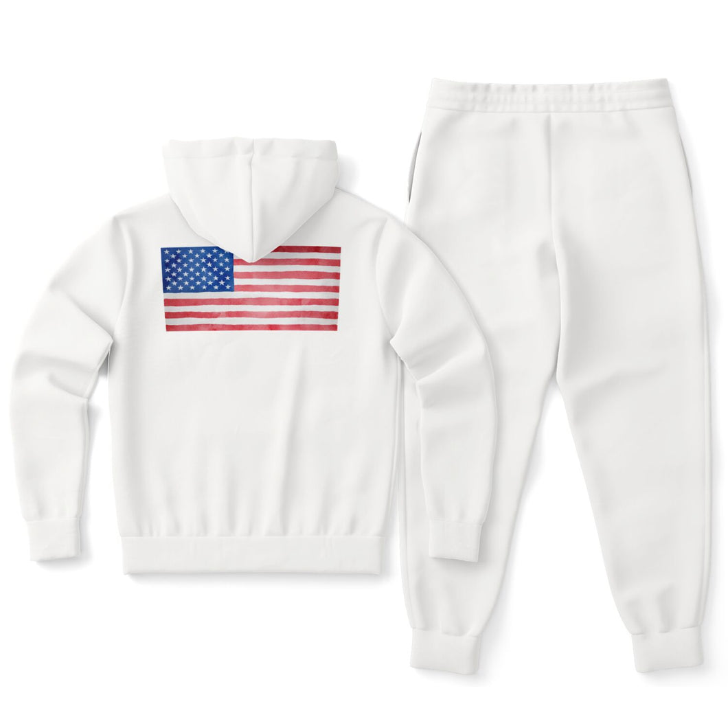 America Heart Zip hoodie & Jogger