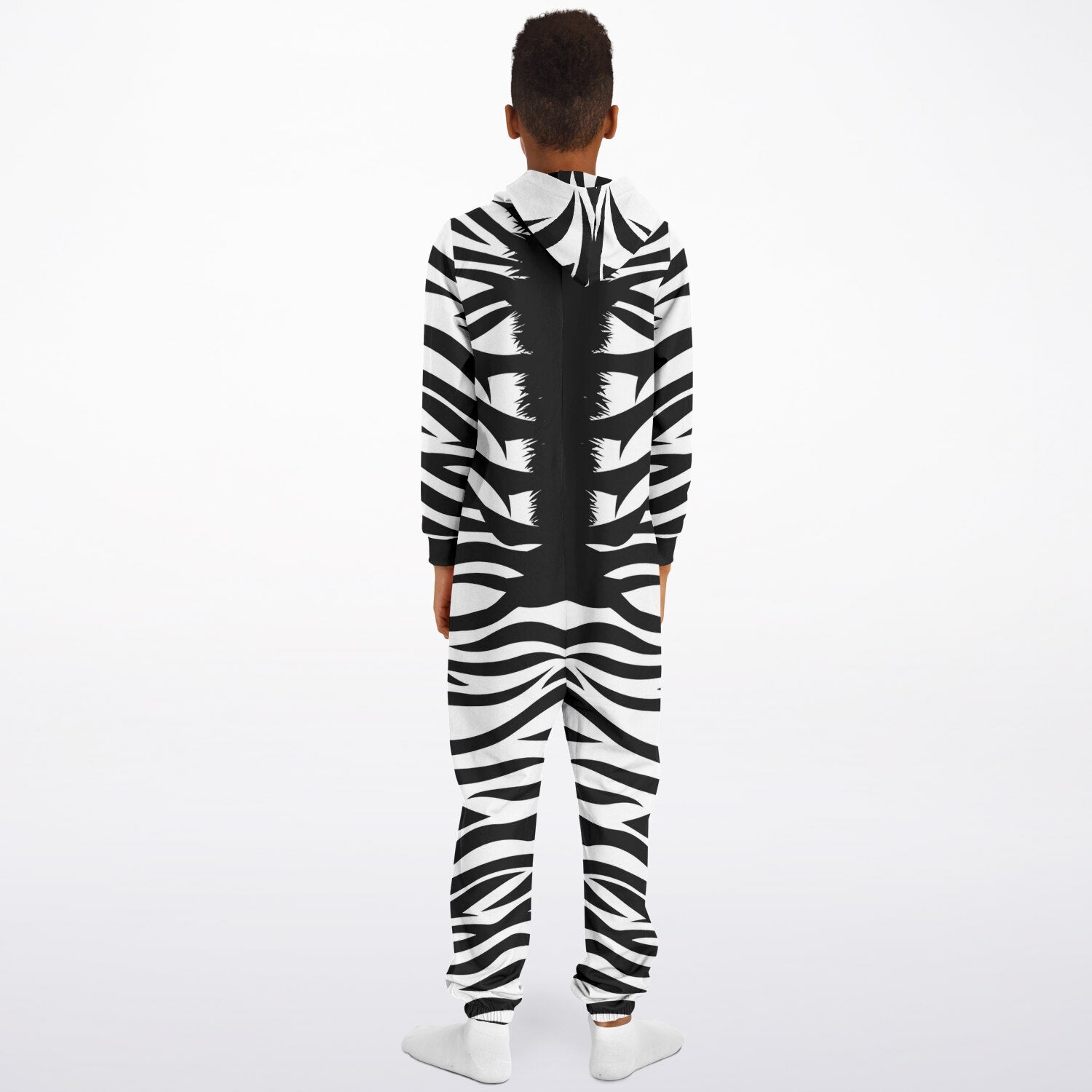Kids Unisex Zebra Jumpsuit