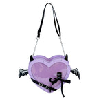 Heart-shaped Crossbody Bag for Women