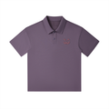 Purple Happy Jack Drop Shoulder Short-Sleeve Polo