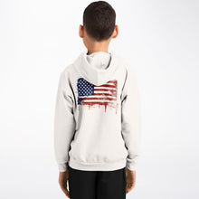 Load image into Gallery viewer, Splatter Flag Kids Hoodie
