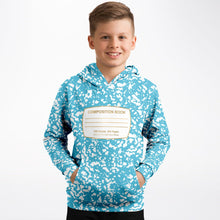 Load image into Gallery viewer, Light Blue Composition Notebook Unisex Kids Halloween Hoodie
