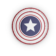 Load image into Gallery viewer, White Star Round Pillow
